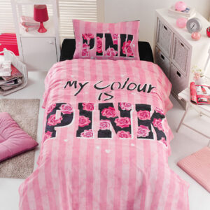 Σετ σεντόνια μονά Pink Art 6113  165x240  Ροζ Beauty Home