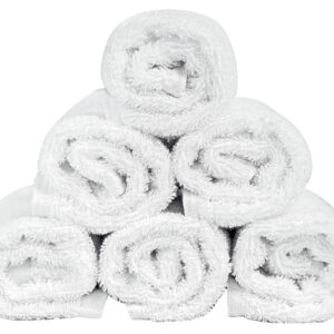 Πετσέτα Λαβέτα Ξενοδοχείου Smooth 500gsm plain 100% Cotton 30x30 Λευκό Beauty Home