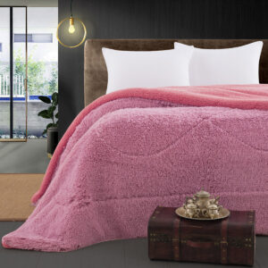 Κουβερτοπάπλωμα υπέρδιπλο Art 11065 220x240 Ροζ Beauty Home